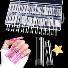 Ongles Lionvison carré XL sans C Curve pour une base longue et naturelle