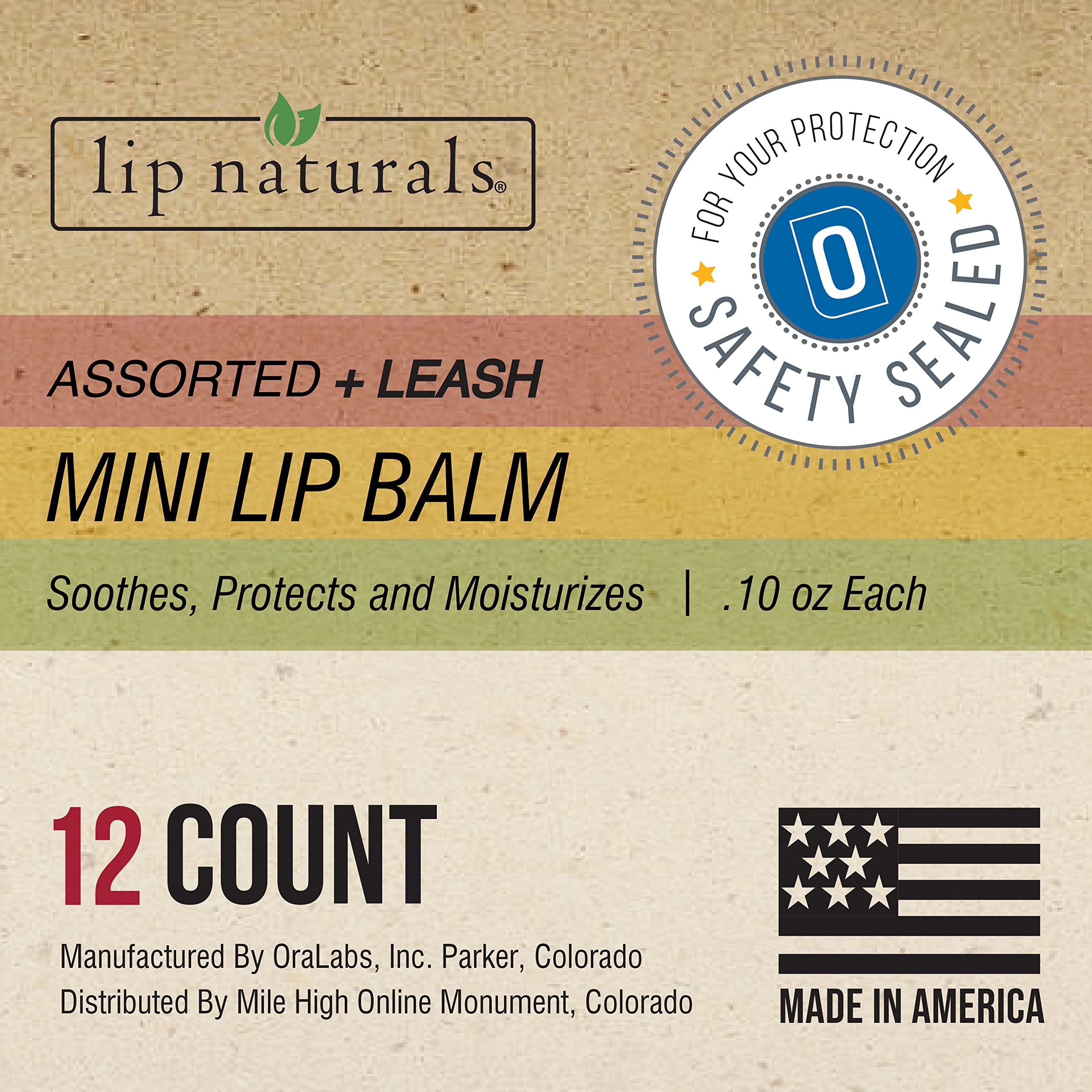 Accessoire voyage Lip Naturals, clip pratique sur sac ou clé.