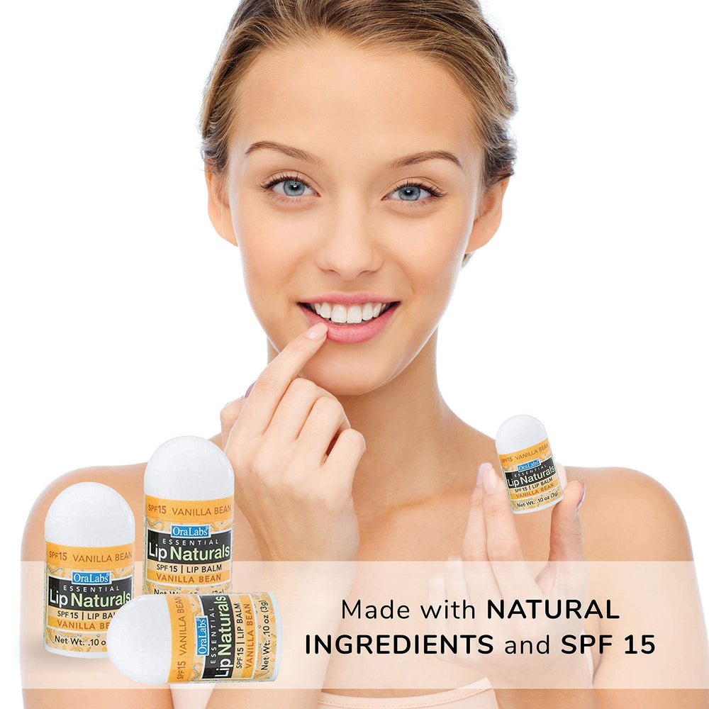 Lip Naturals baume lèvres vanille formulation naturelle et saine pour lèvres.