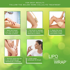 Lipo Applicator Wrap jambes, sensation de douceur et fermeté accrue.