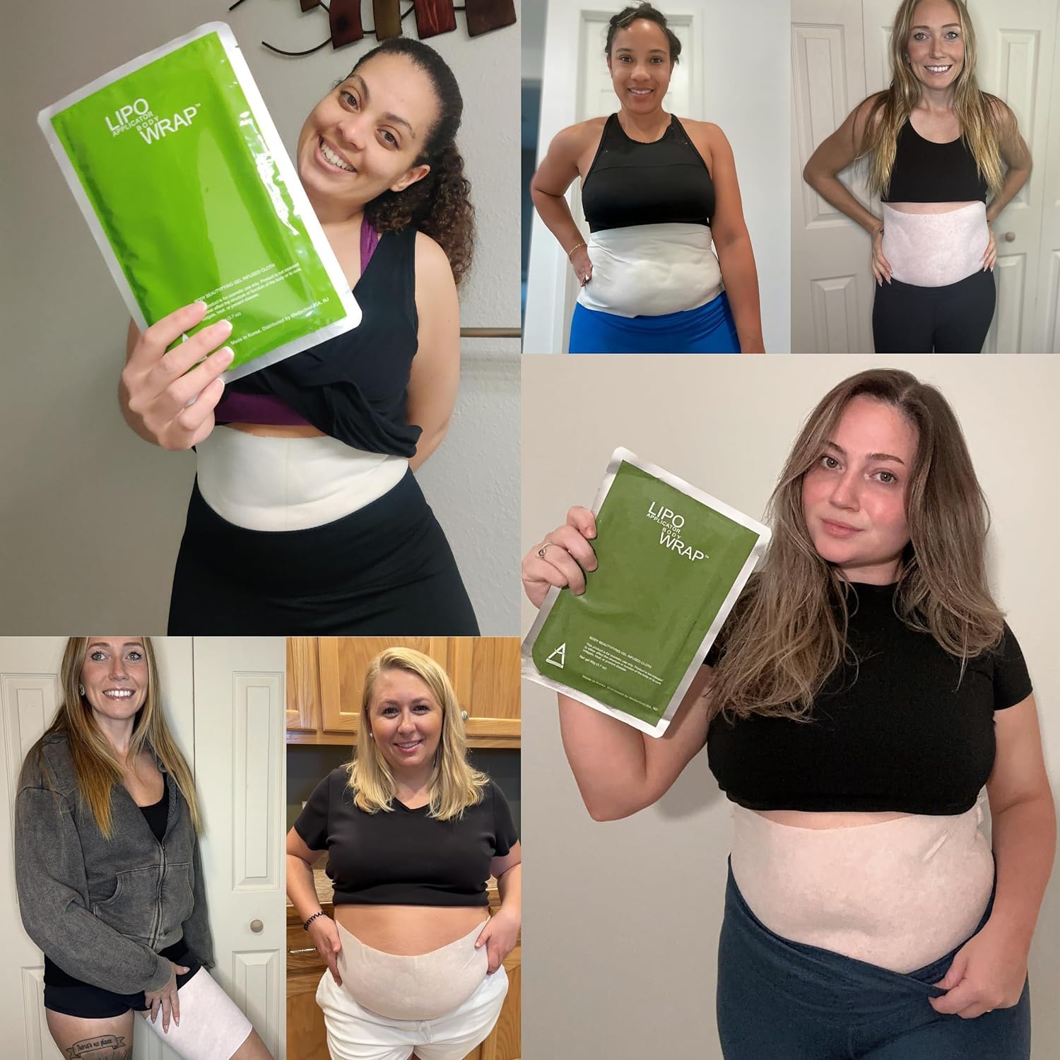 Lipo Applicator Wrap taille, abdomen plus tonique et équilibré.