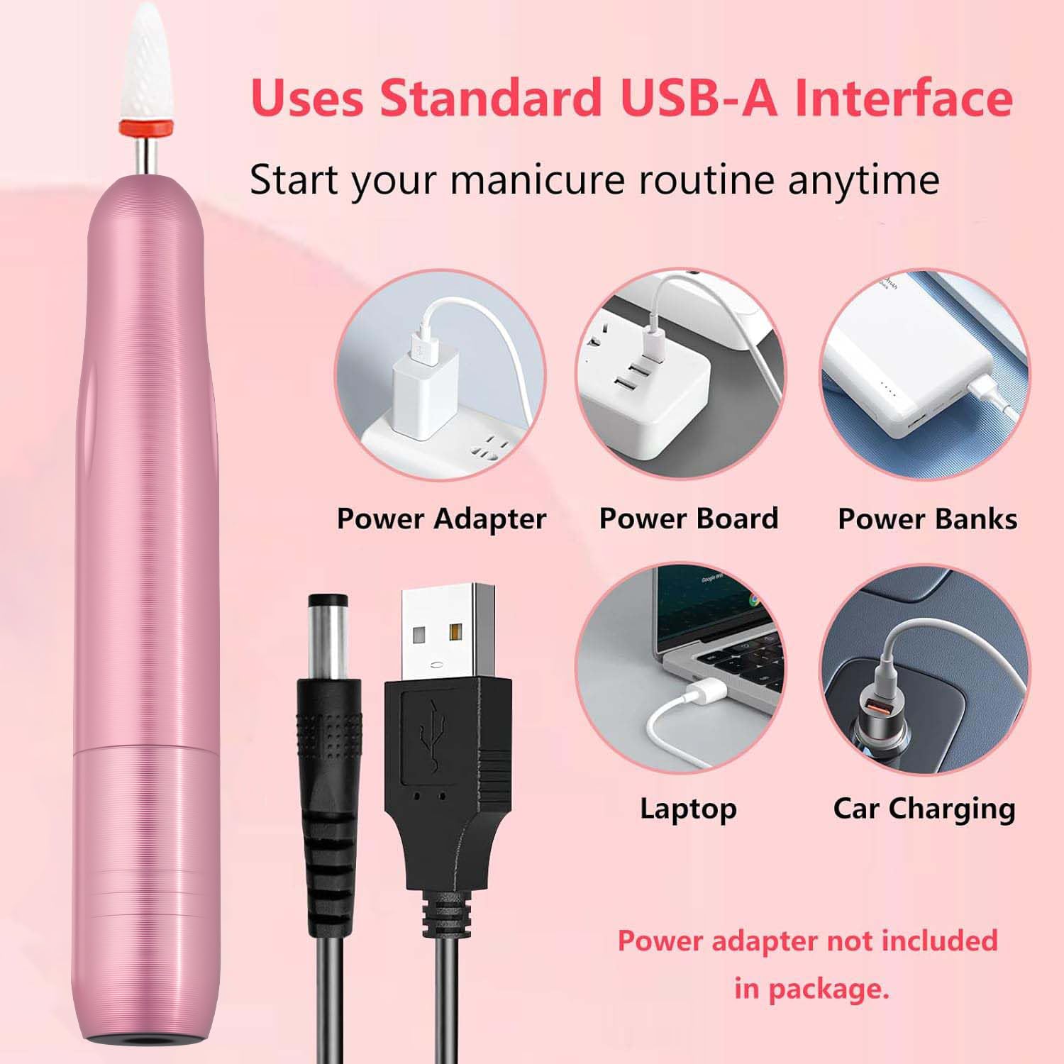 Bandes abrasives incluses LiQiAMEi pour différentes finitions des ongles.