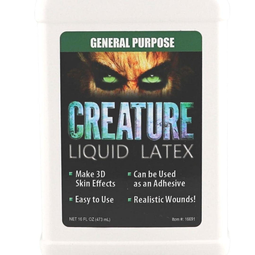 Liquid Latex Fashions Creature effets spéciaux visage: textures variées