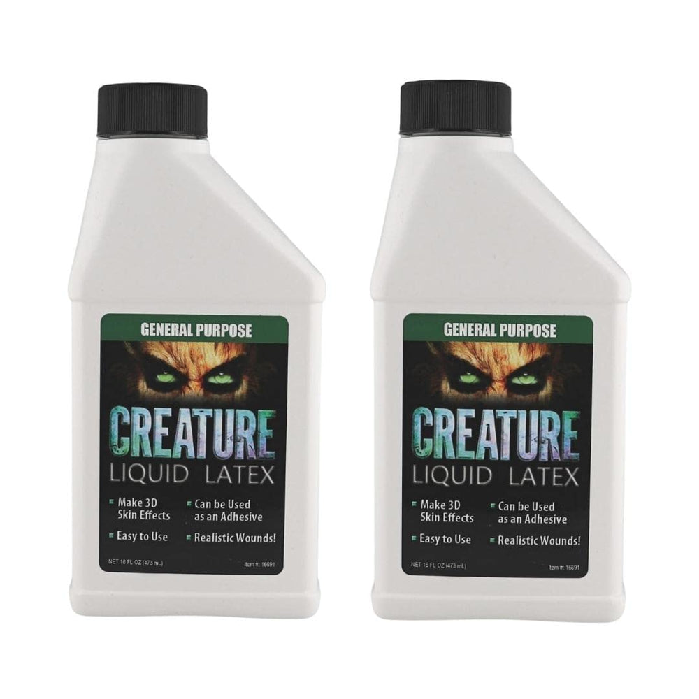 Liquid Latex Fashions Creature visage: application rapide et finition transparente