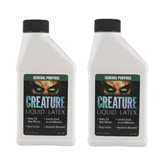 Liquid Latex Fashions Creature visage: application rapide et finition transparente