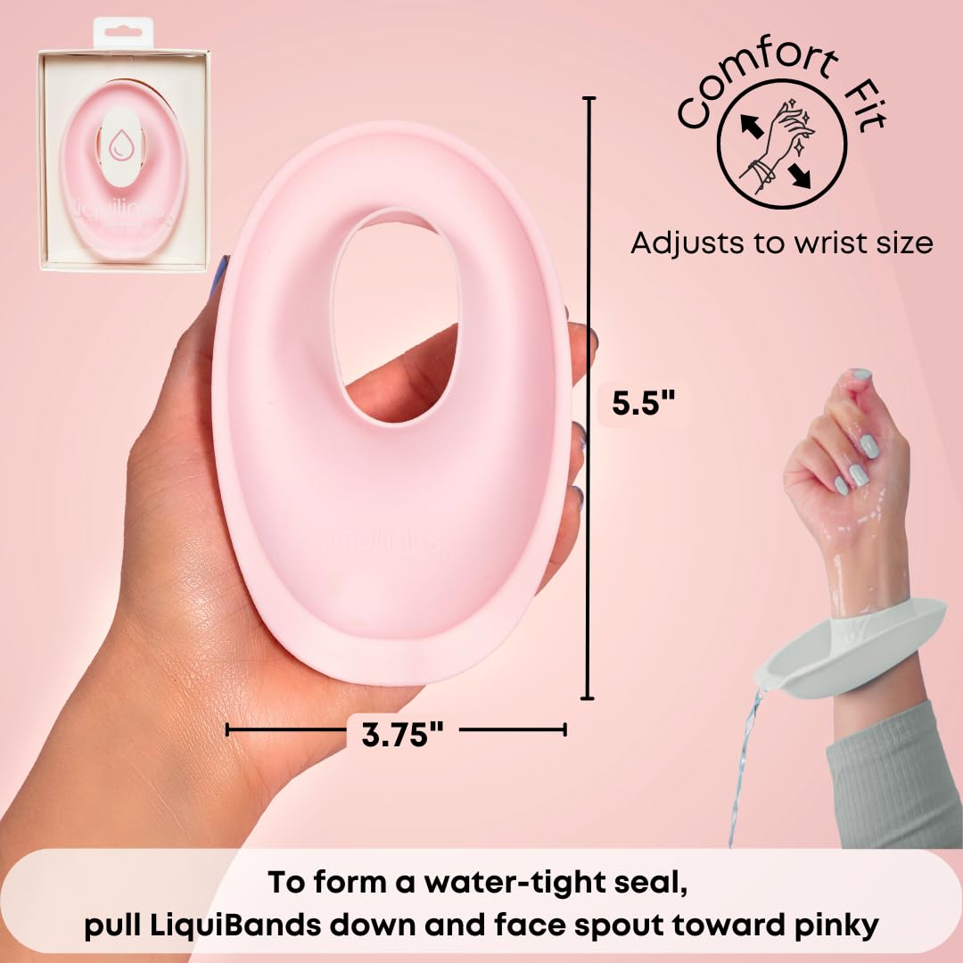 LiquiBands s adapte au poignet avec douceur et flexibilité.