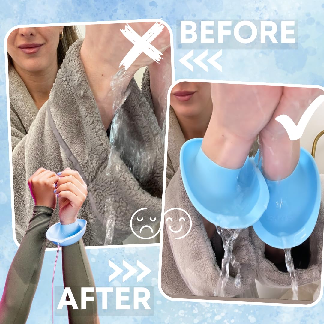 LiquiBands accessoire pratique de voyage pour soins de la peau.