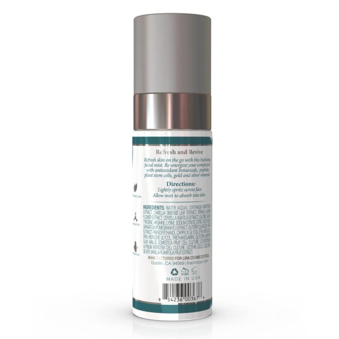 Lira Clinical BIO Brume Minérale Hydratante, rafraîchissement instantané pour peau sèche au quotidien.
