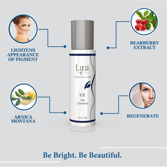 Lira Clinical ICE Sal Nettoyant Visage – usage quotidien lors d’un rituel beauté facile.