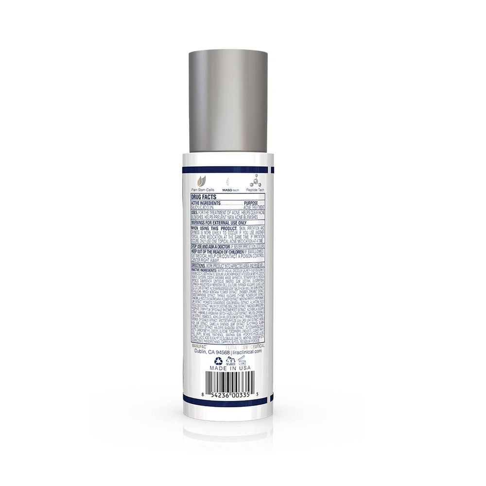 ICE Sal Nettoyant Visage par Lira Clinical – texture fraîche pour une sensation légère.