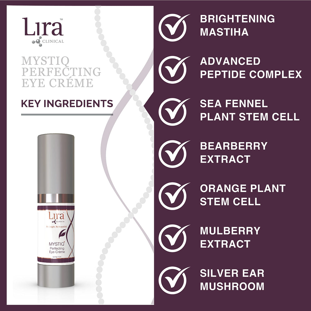 Regard reposé, peau lissée avec MYSTIQ Crème Yeux