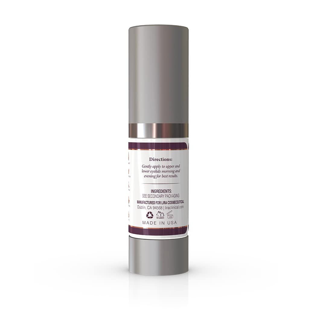 Texture légère et soyeuse de Lira Clinical MYSTIQ Crème Yeux, application aisée