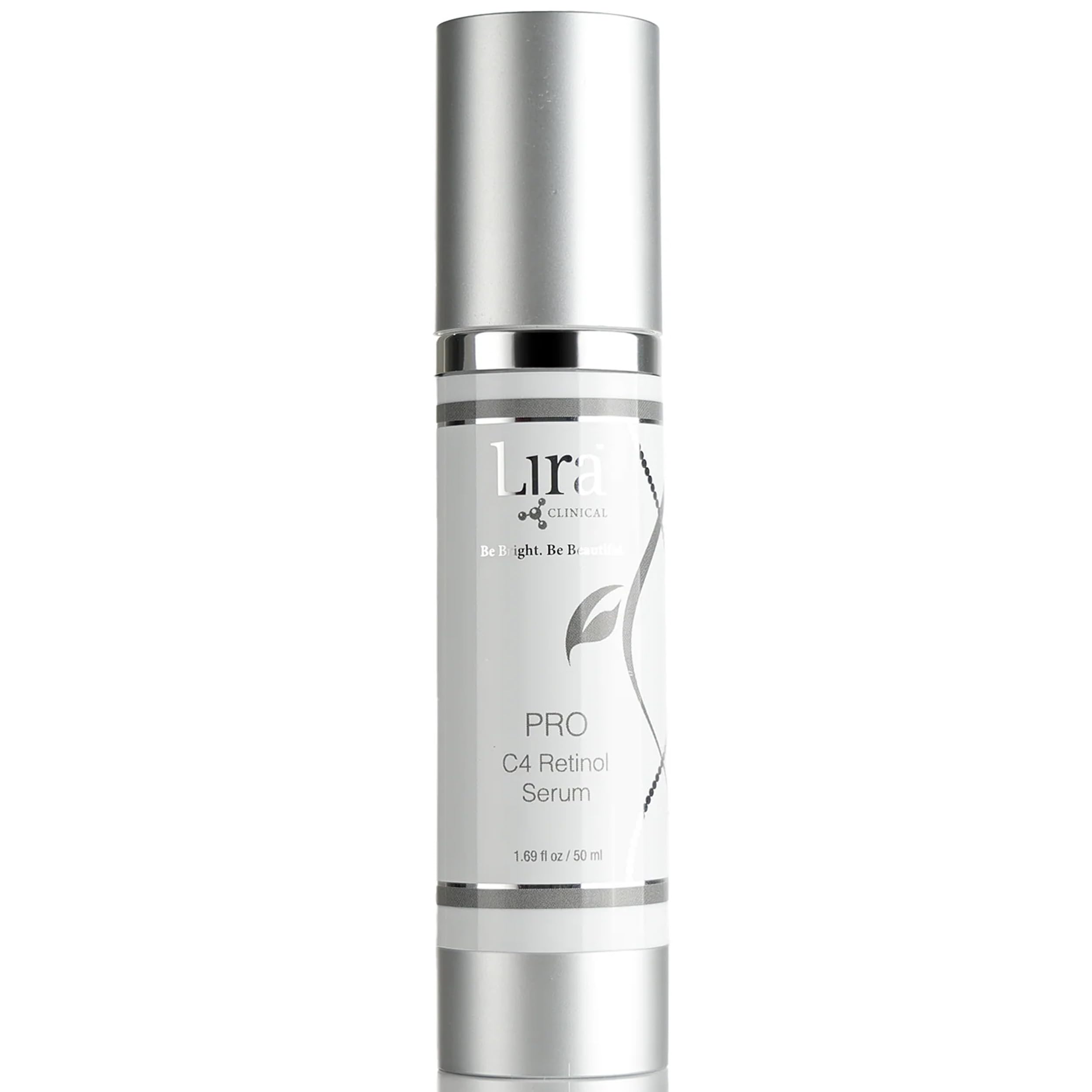 Sérum Lira Clinical Pro C4 – bouteille élégante prête pour routine nocturne éclaircissante.