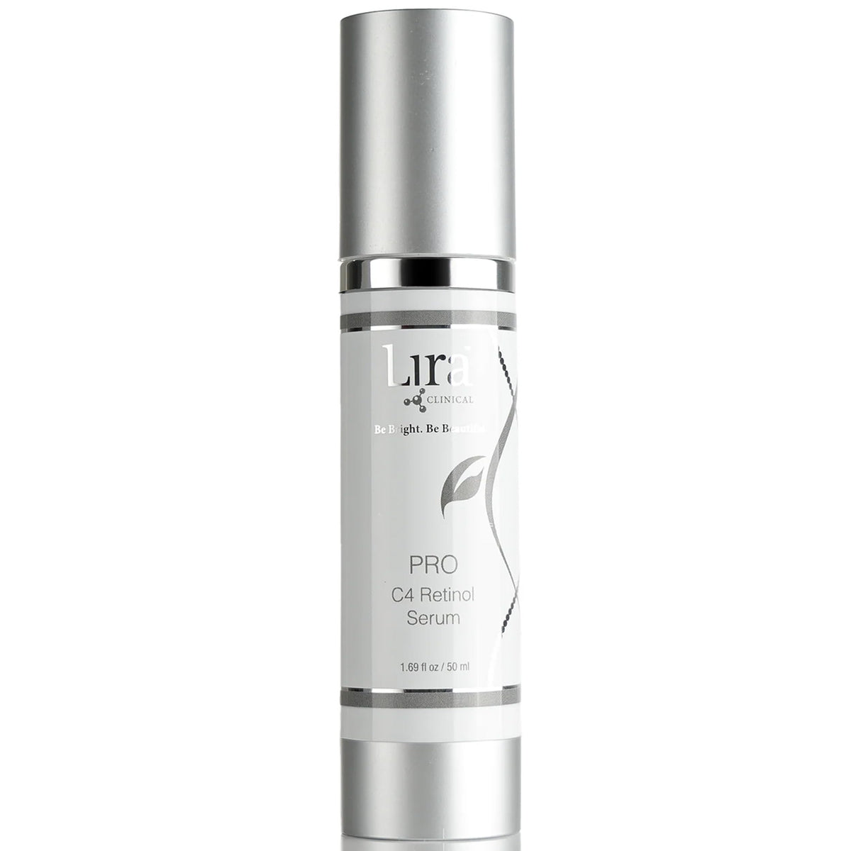 Sérum Lira Clinical Pro C4 – bouteille élégante prête pour routine nocturne éclaircissante.