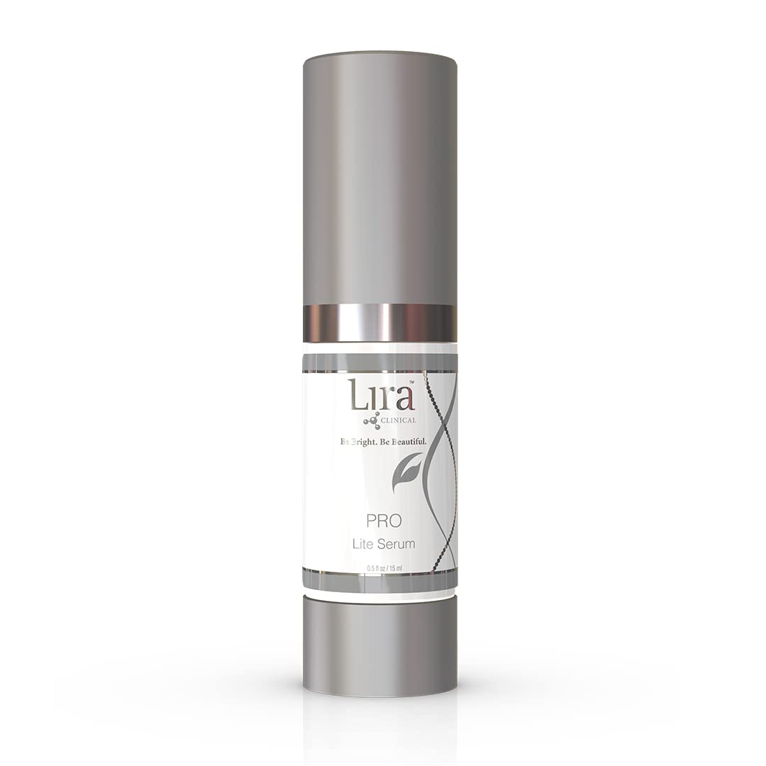 Lira Clinical PRO Lite Serum ciblant les taches du visage pour un teint homogène.