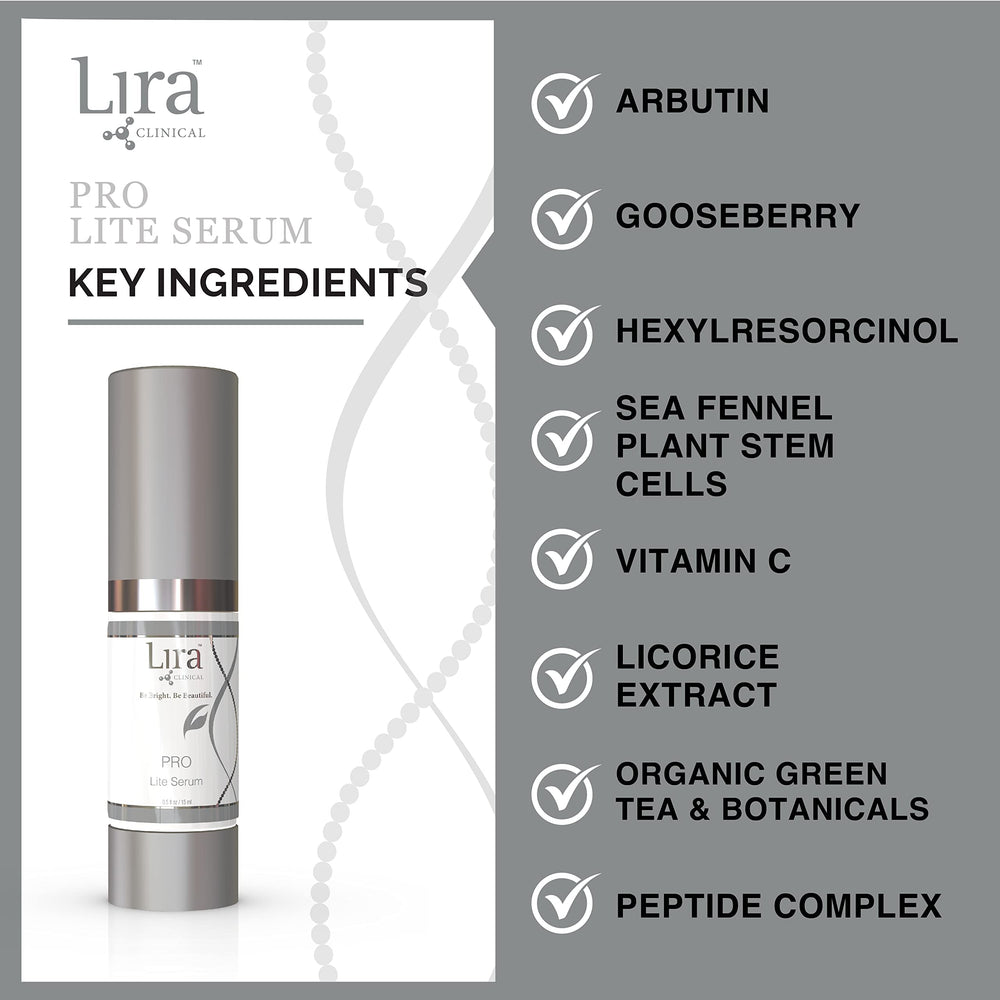 Lira Clinical PRO Lite Serum texture légère et absorption rapide.
