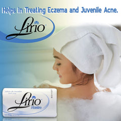 Savon Lirio neutre – mousse douce et hydratante pour la peau.