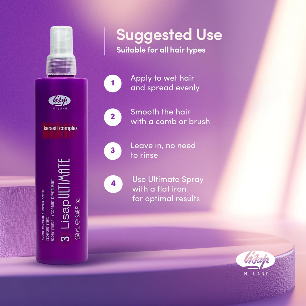 Lisap protection thermique capillaire – détails sur l'emballage et la composition.