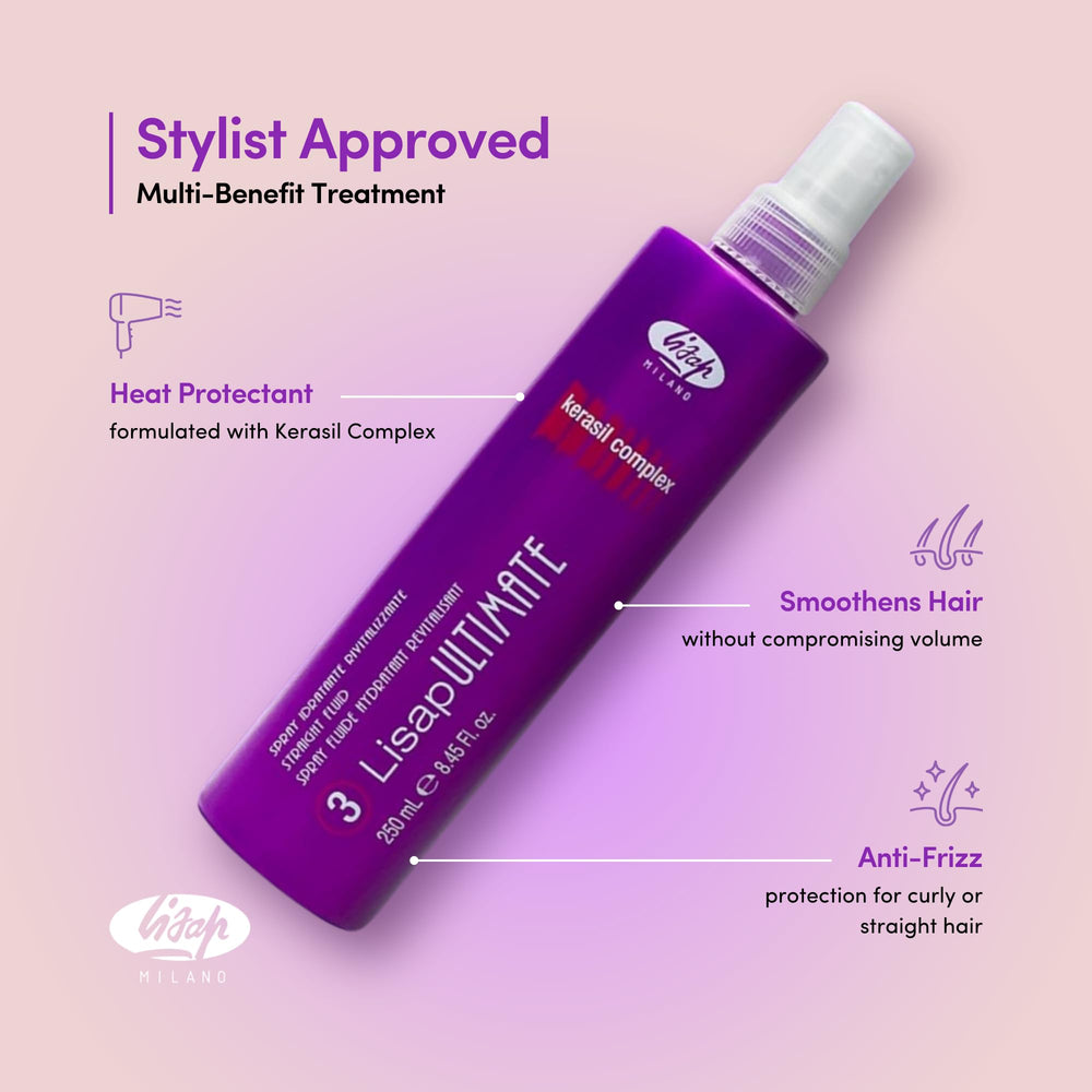 Lisap protection thermique capillaire – texture légère qui glisse sur les longueurs.