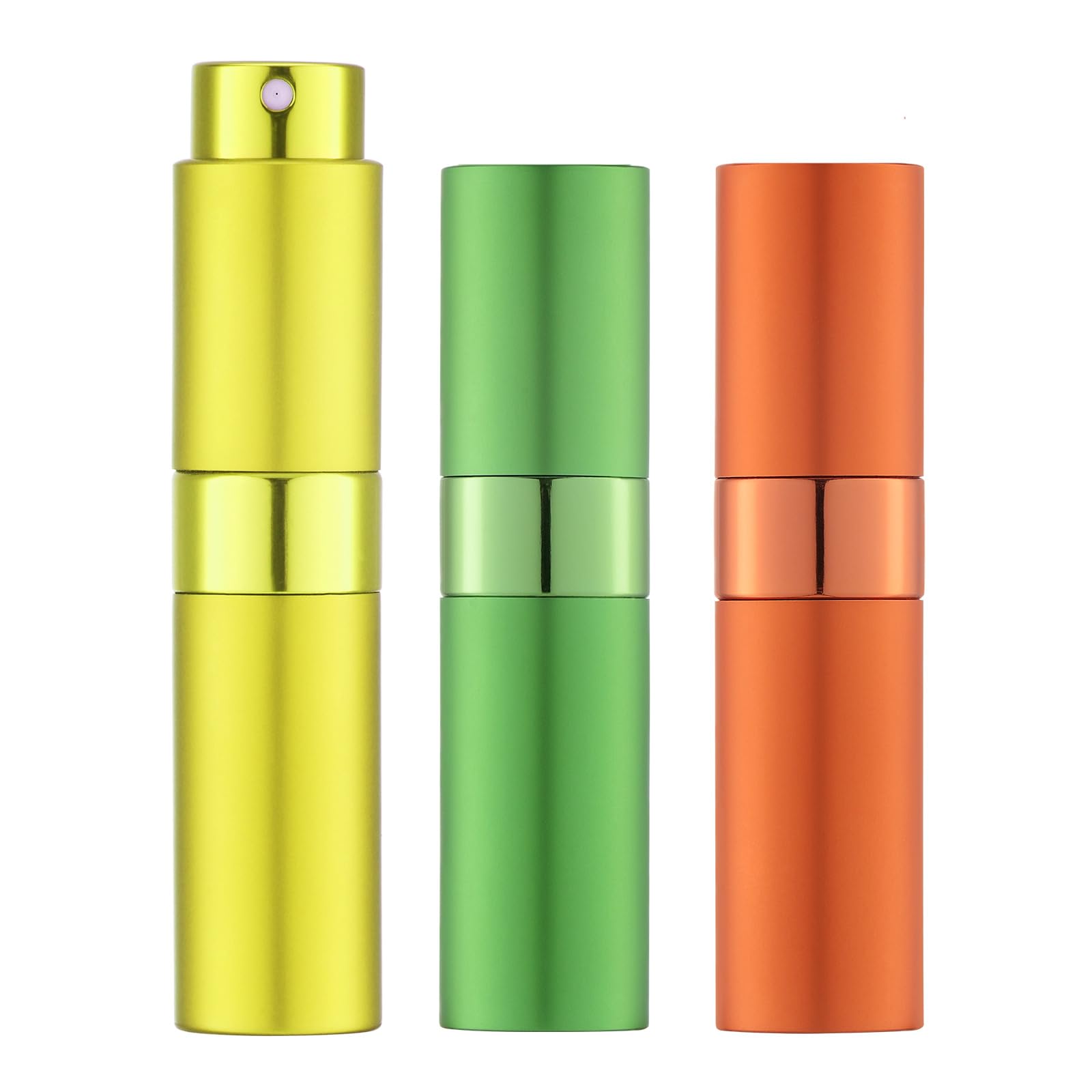 Lisapack atomisateur 8ml voyage 3 pièces : parfum prêt à emporter sans fuite.