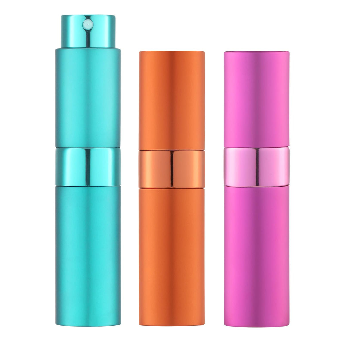 LISAPACK atomiseur 8 ml cyan, léger et pratique pour vos voyages.