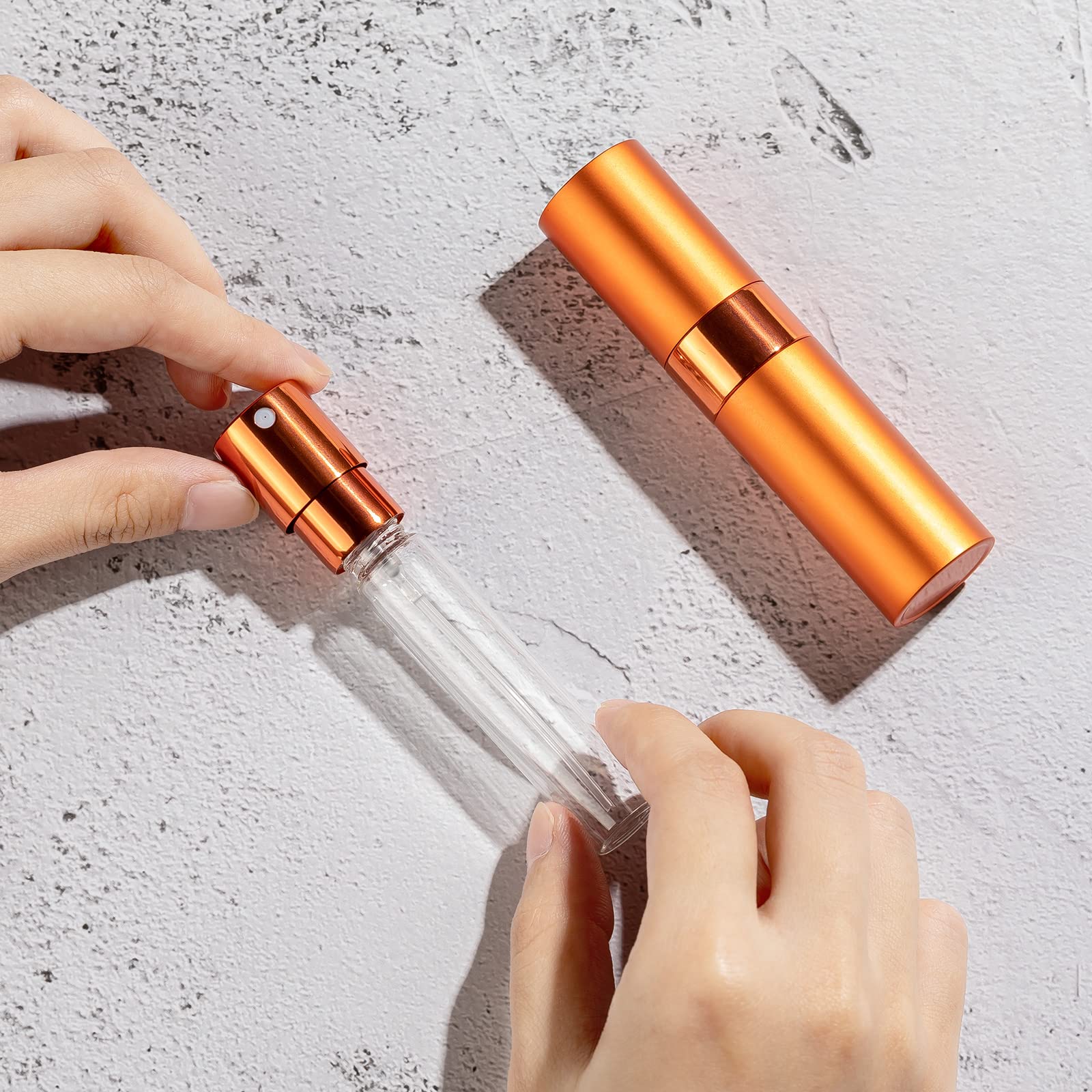 LISAPACK Atomiseur Parfum 8ml prêt à l'emploi pour voyage et sac.