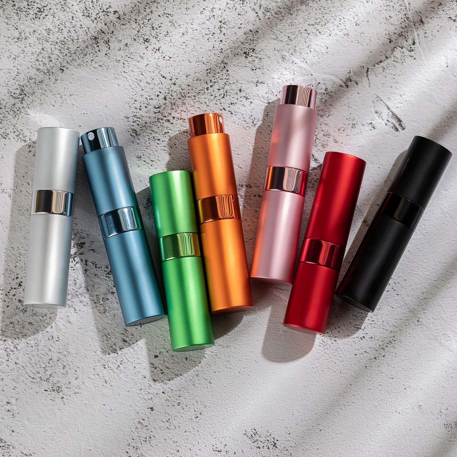 LISAPACK Atomiseur Parfum 8ml capuchon rotatif pour application précise en déplacement.