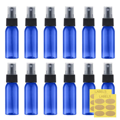 Lisapack bouteille spray bleue 30ml pour parfum en voyage, sans fuite.