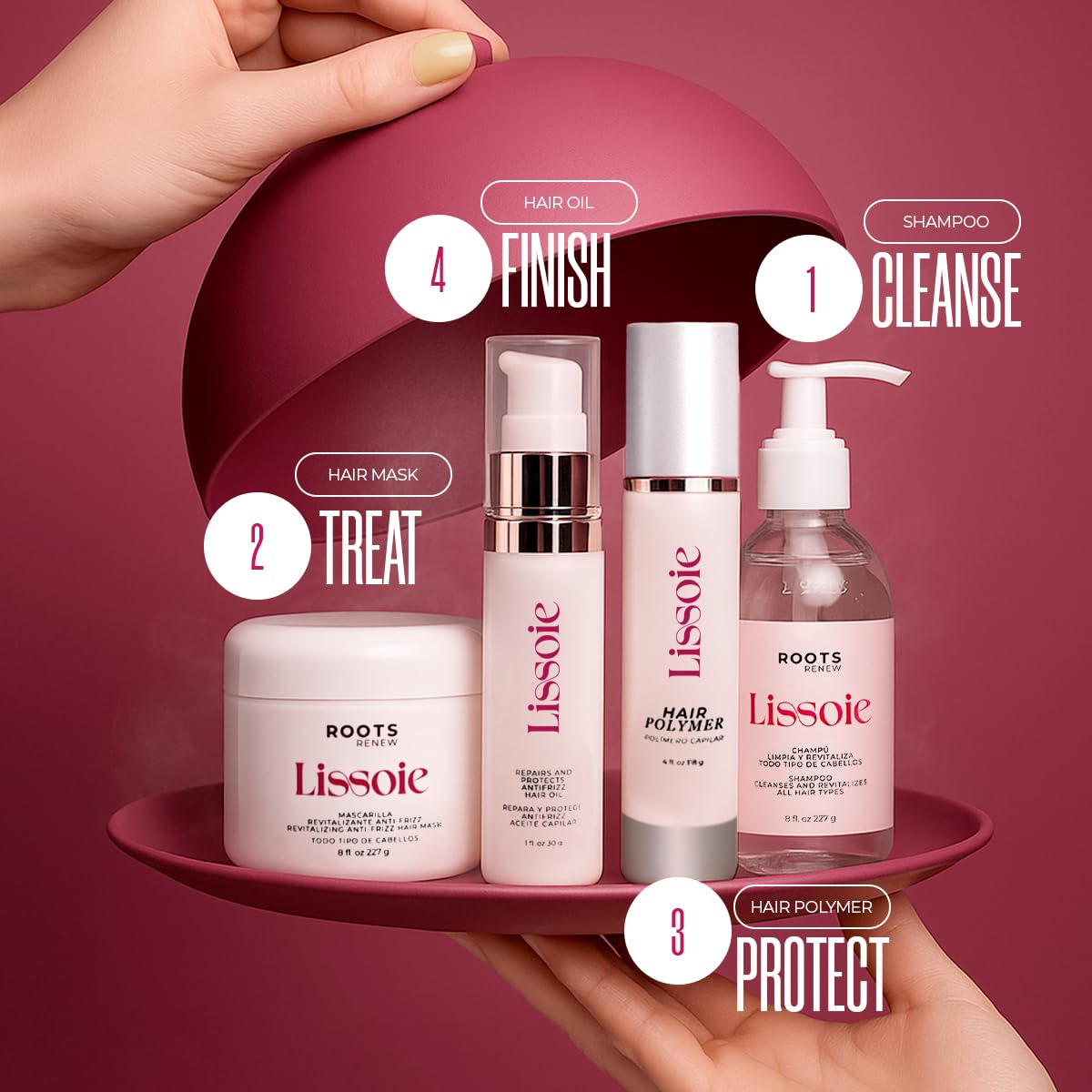 Lissoie masque ritualité application douce et soin quotidien.