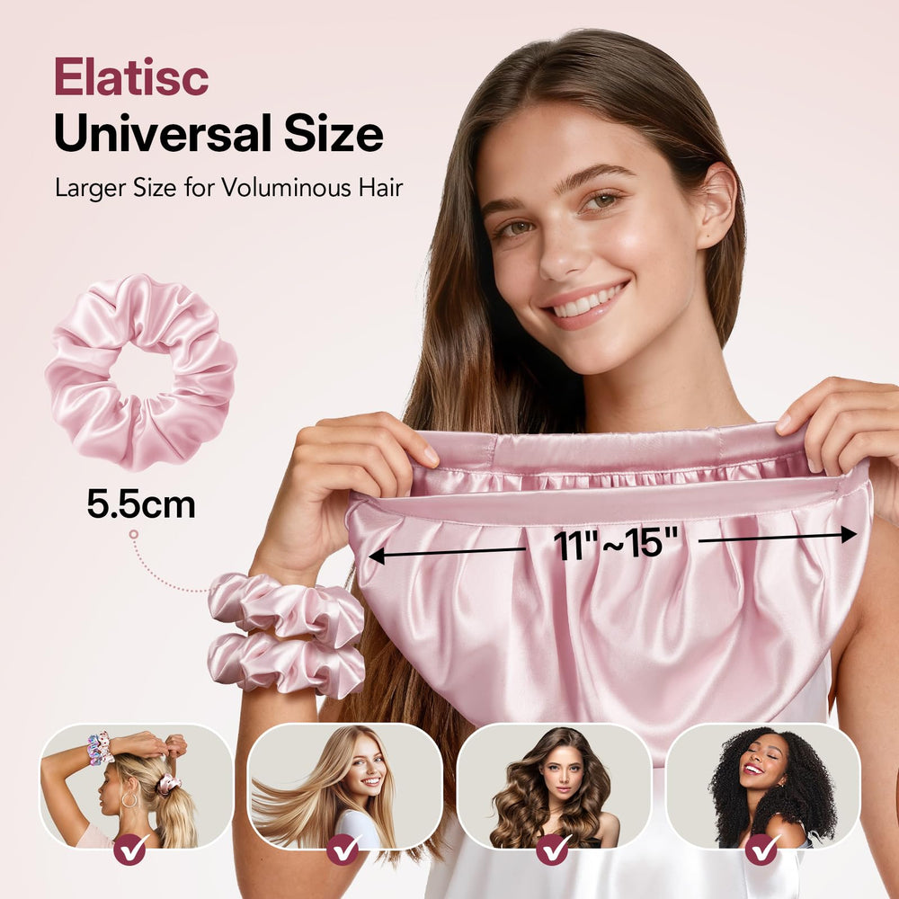 LitBear bonnet satin rose: design élégant et pratique
