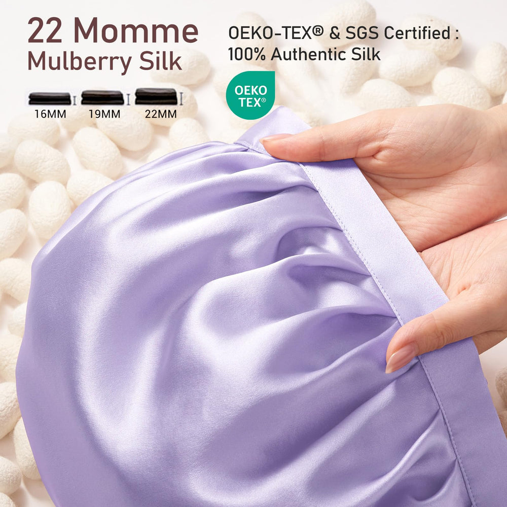 LitBear bonnet-soie-elastic-reglable: taille universelle et ajustement sûr pour tout type de cheveux.