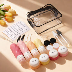 LitBear bouteilles silicone voyage 2oz, compactes pour kits de toilette