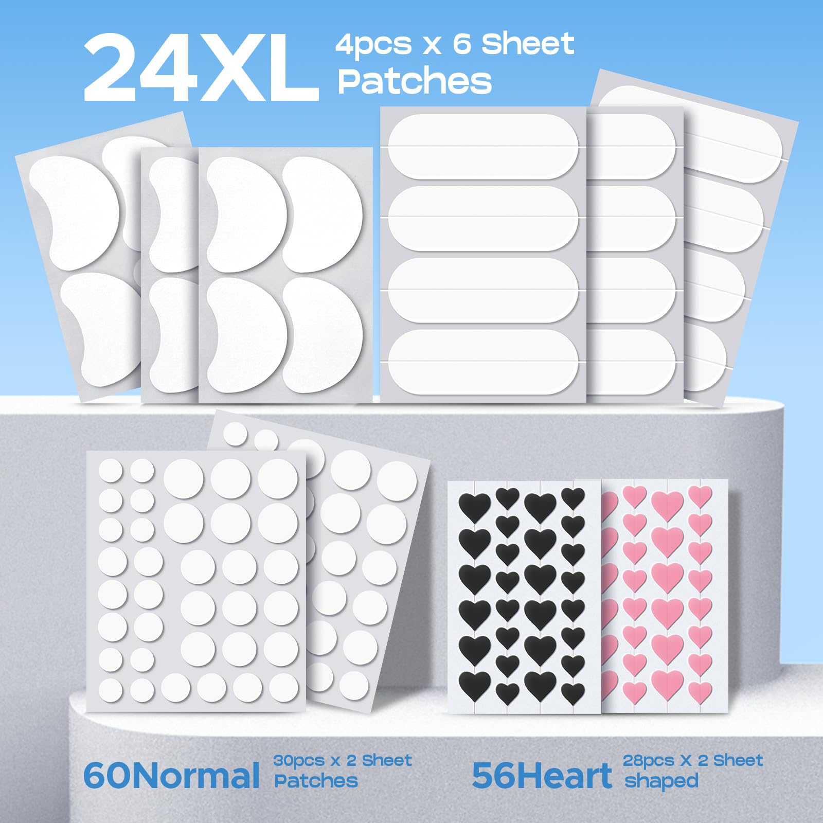 Pansements LitBear XL longs pour zones plus larges.