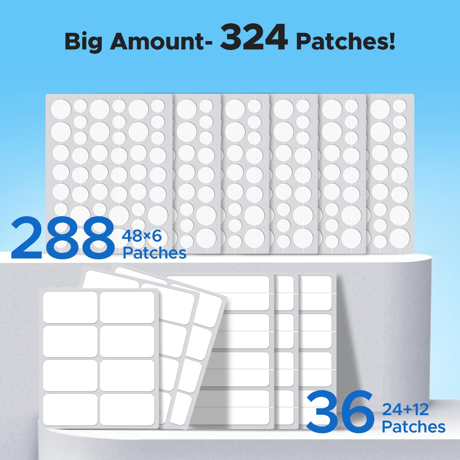Patch LitBear 14mm : grande couverture pour zones plus étendues.