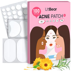 Pansement LitBear XL adhésif, couverture généreuse pour grosses imperfections.