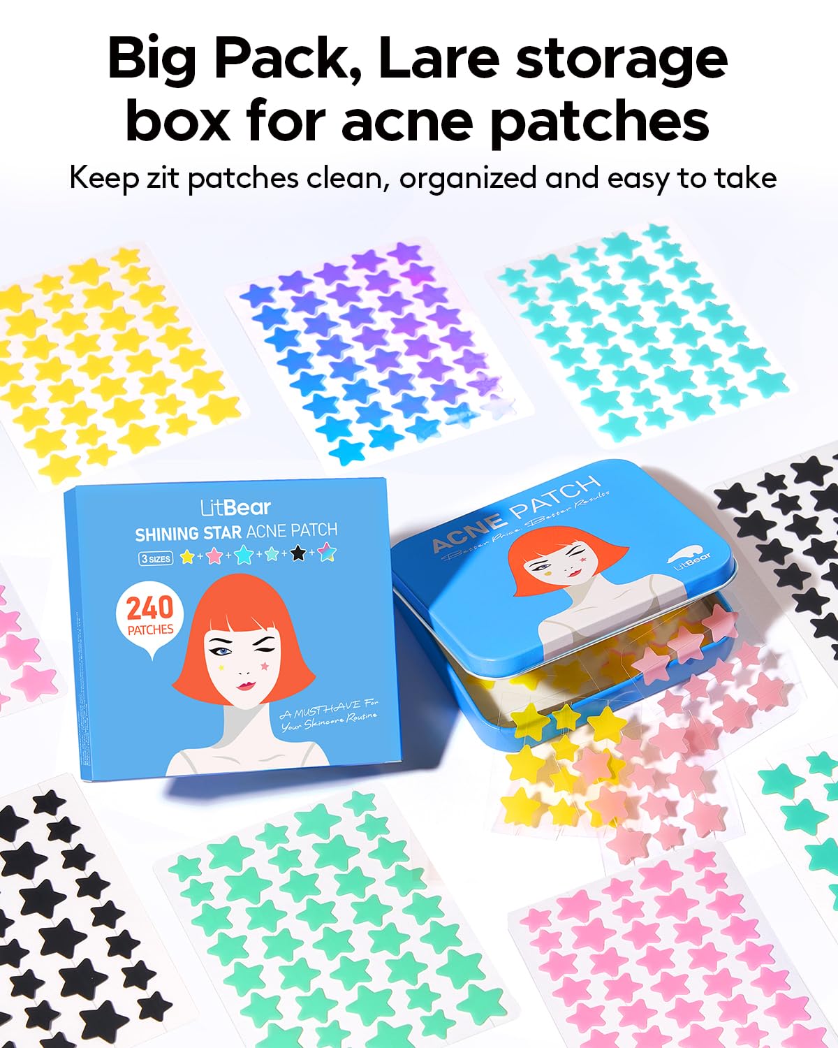 LitBear patch adhésif hydrocolloide – adhérence fiable sans glisser.