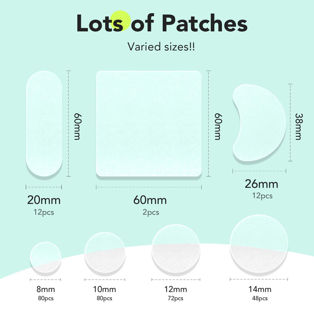 LitBear patch hydrocolloïde 10mm sur le front, soin discret et efficace.