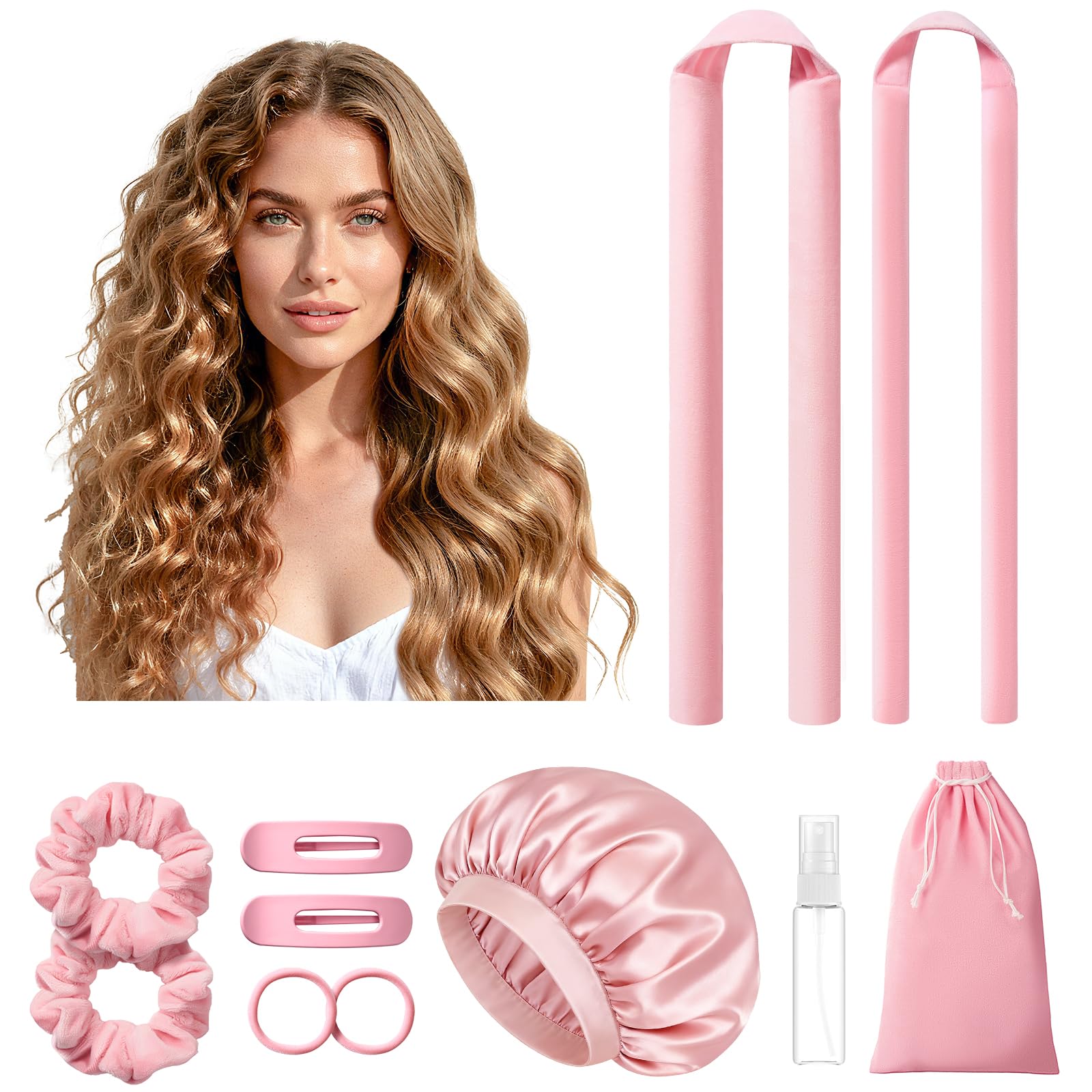 LitBear rouleaux sans chaleur 15 pouces pour des vagues volumineuses.