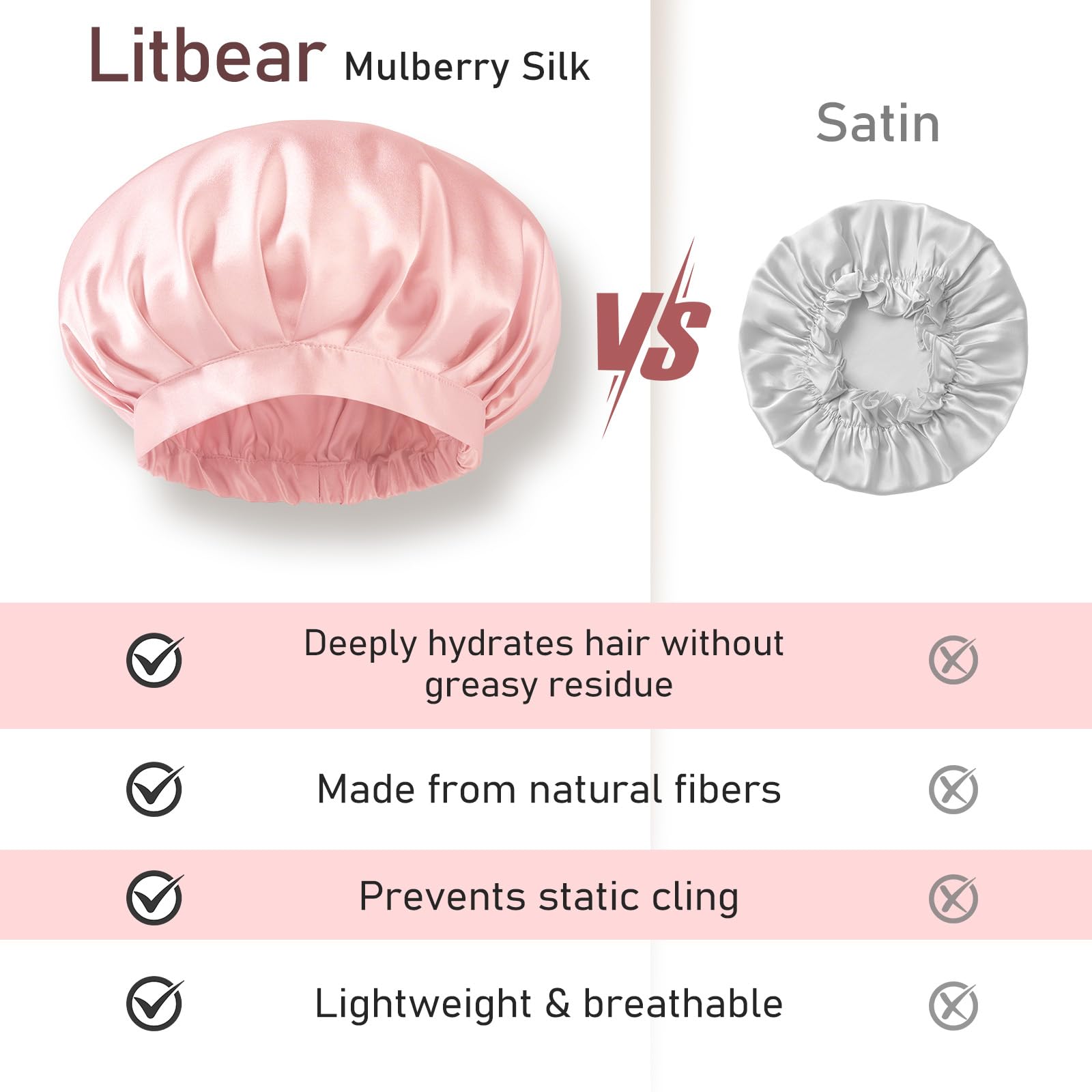 LitBear bonnet usage quotidien à la maison, pour yoga et maquillage.