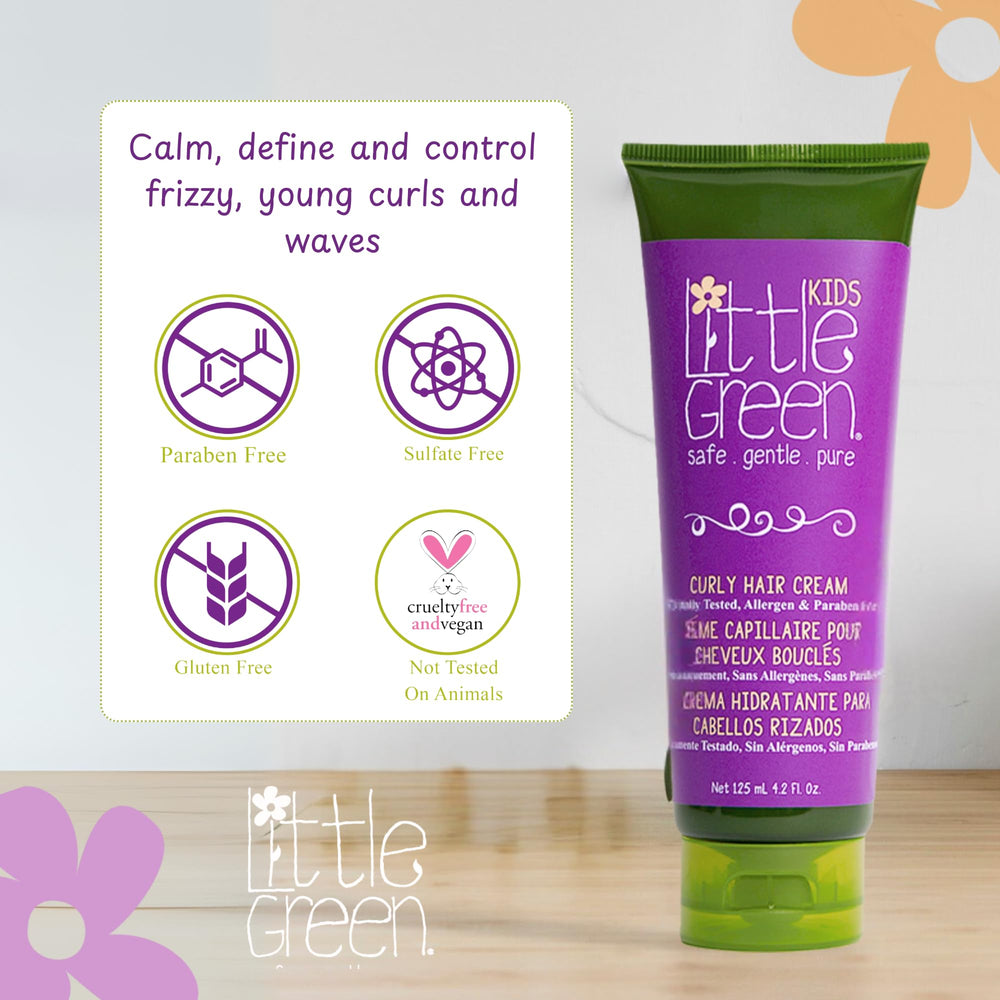 Huile de graines de melon Kalahari hydratante pour boucles souples Little Green.