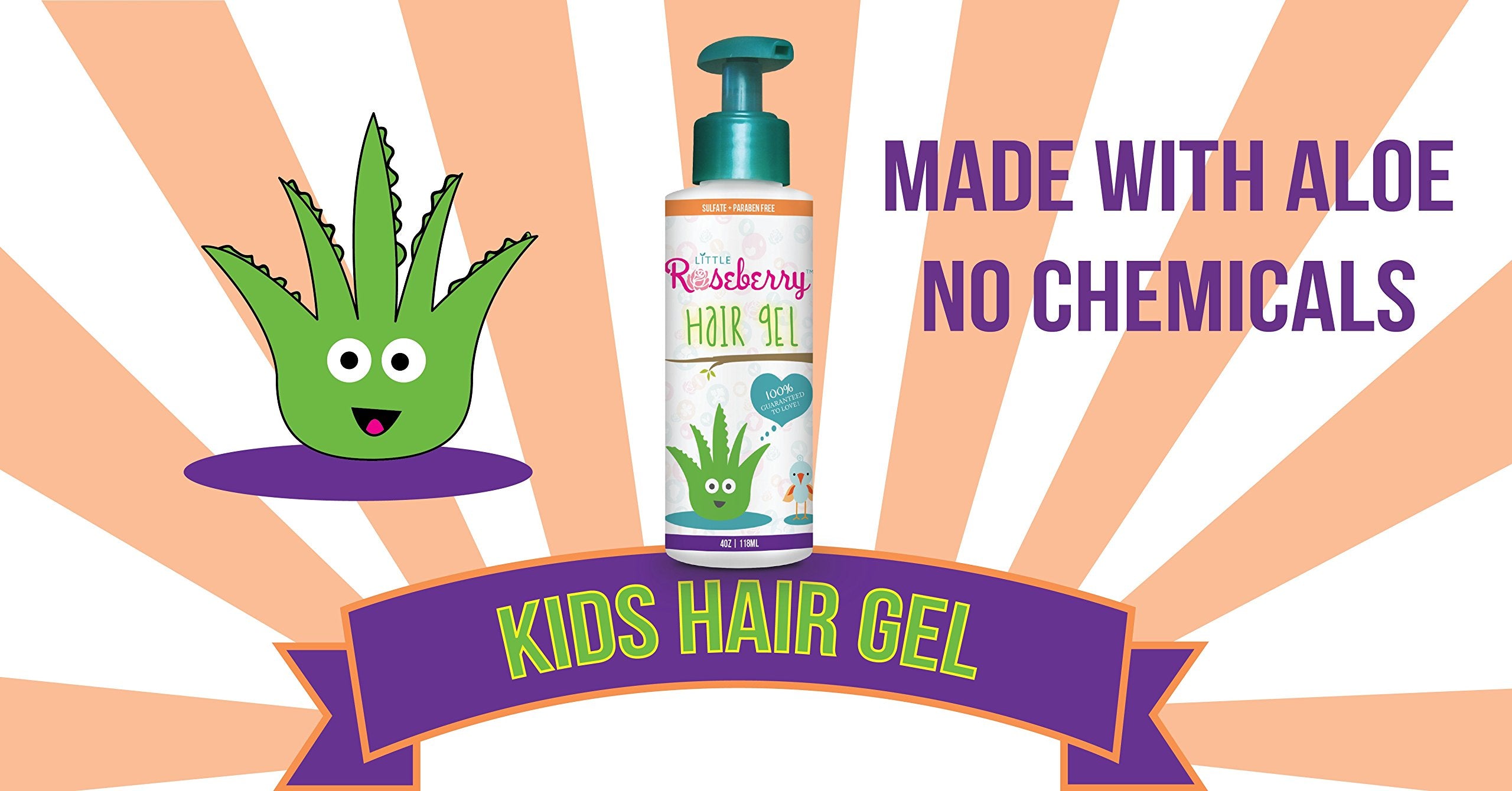 Little Roseberry application facile pour cheveux d'enfant en toutes occasions.