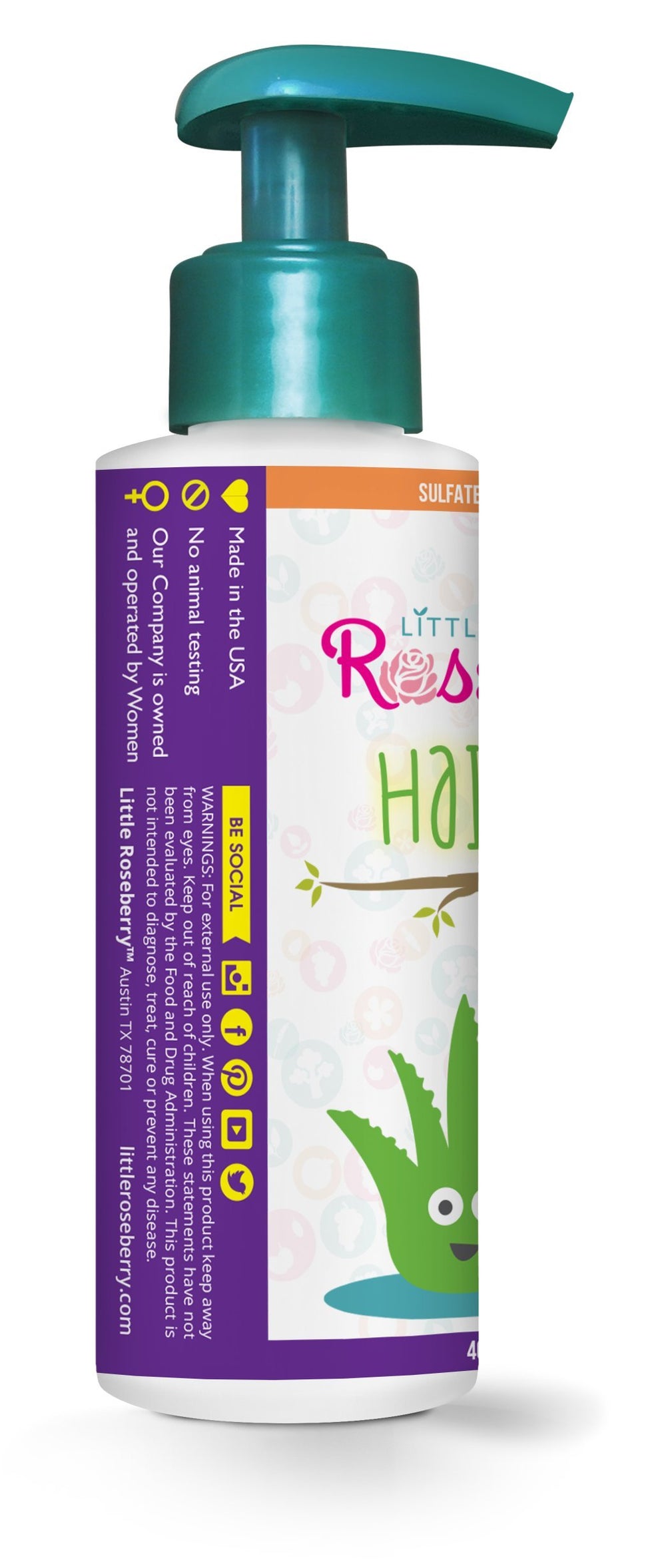 Little Roseberry gel-cheveux enfant usage quotidien sans ingrédients agressifs.