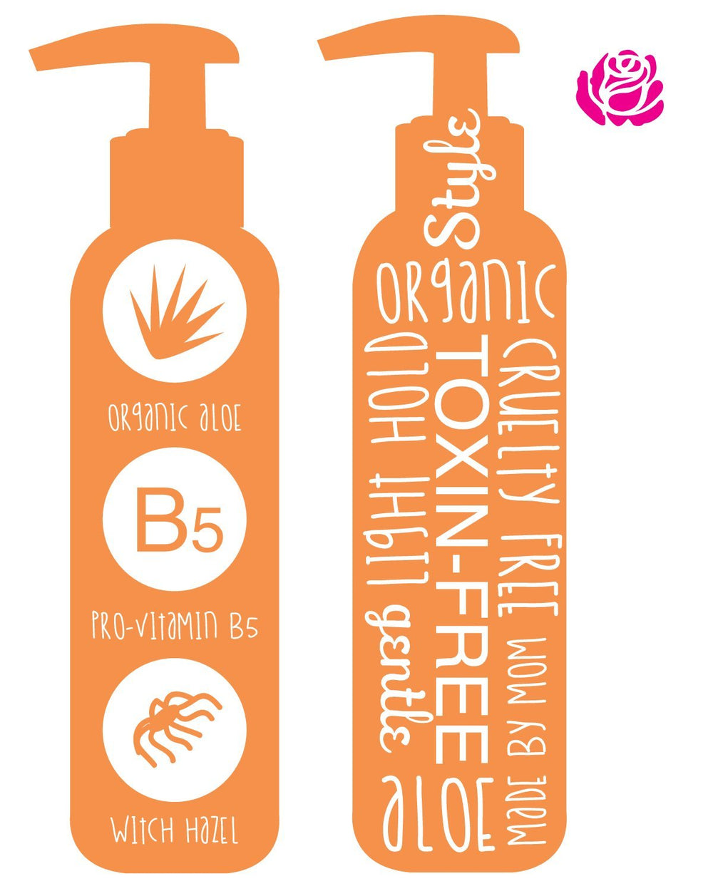 Little Roseberry texture gel-cheveux enfant douce pour un look quotidien.