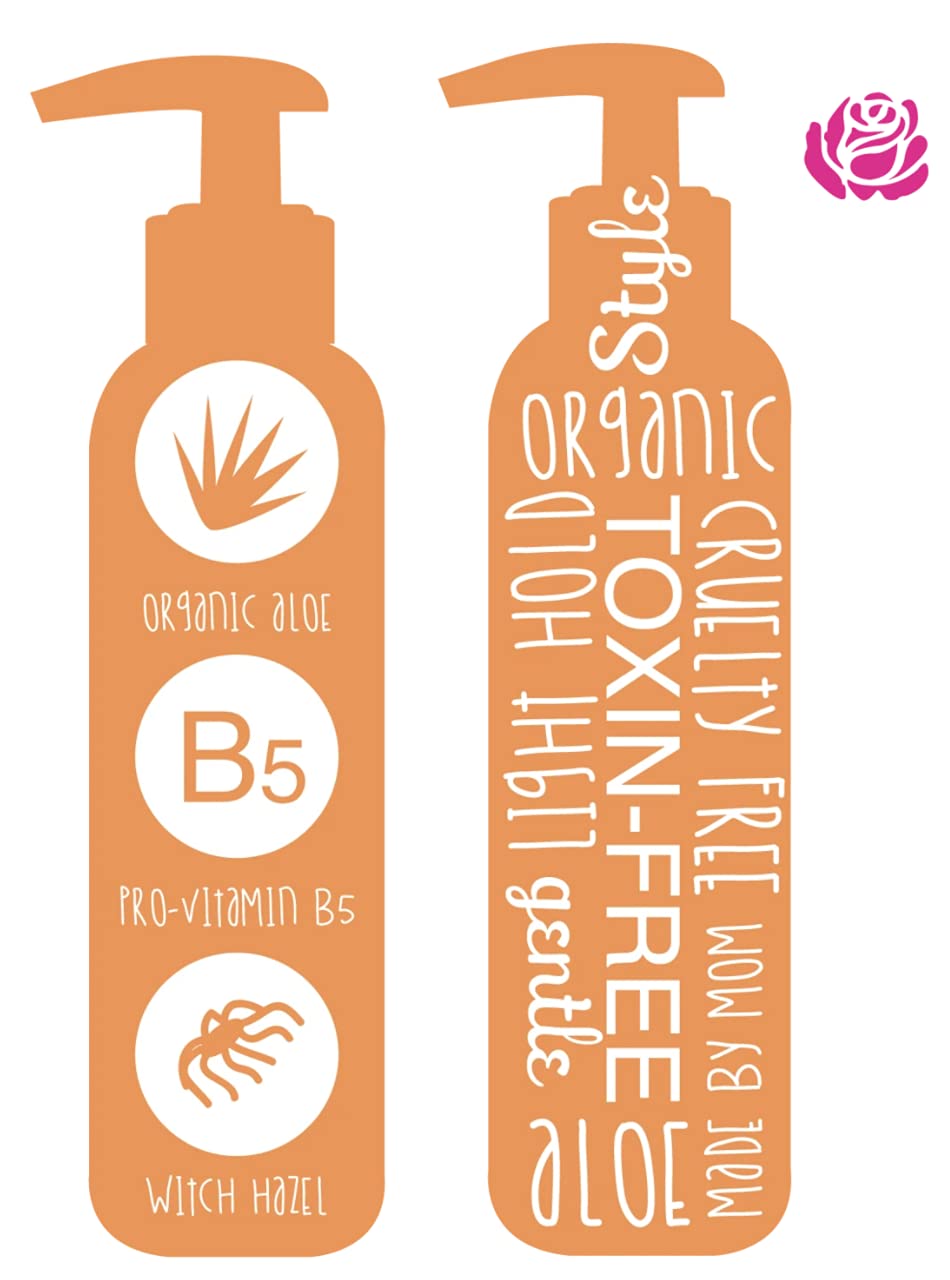 Ingrédients aloe vera bio et vitamines dans Little Roseberry.