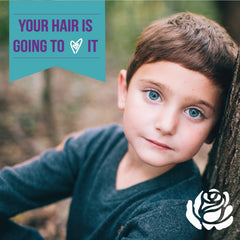 Little Roseberry ingrédients Aloe Vera bio et vitamines pour cheveux sains.