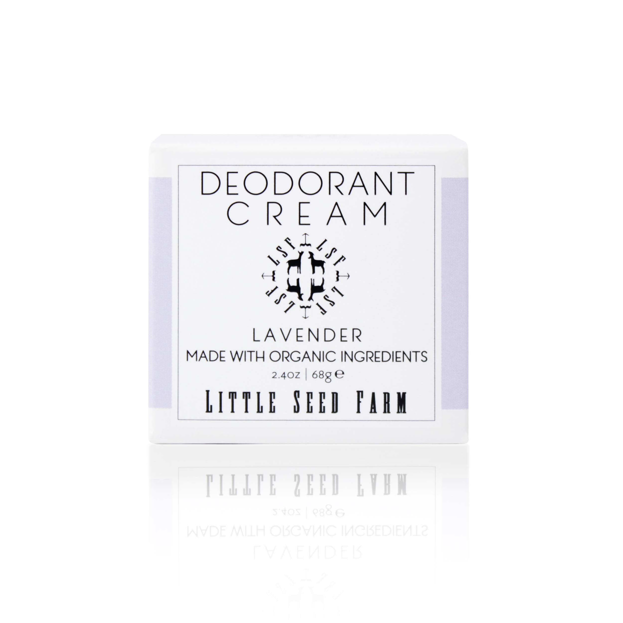 Little Seed Farm Déodorant Lavande dans un bocal, fraîcheur naturelle et durable.