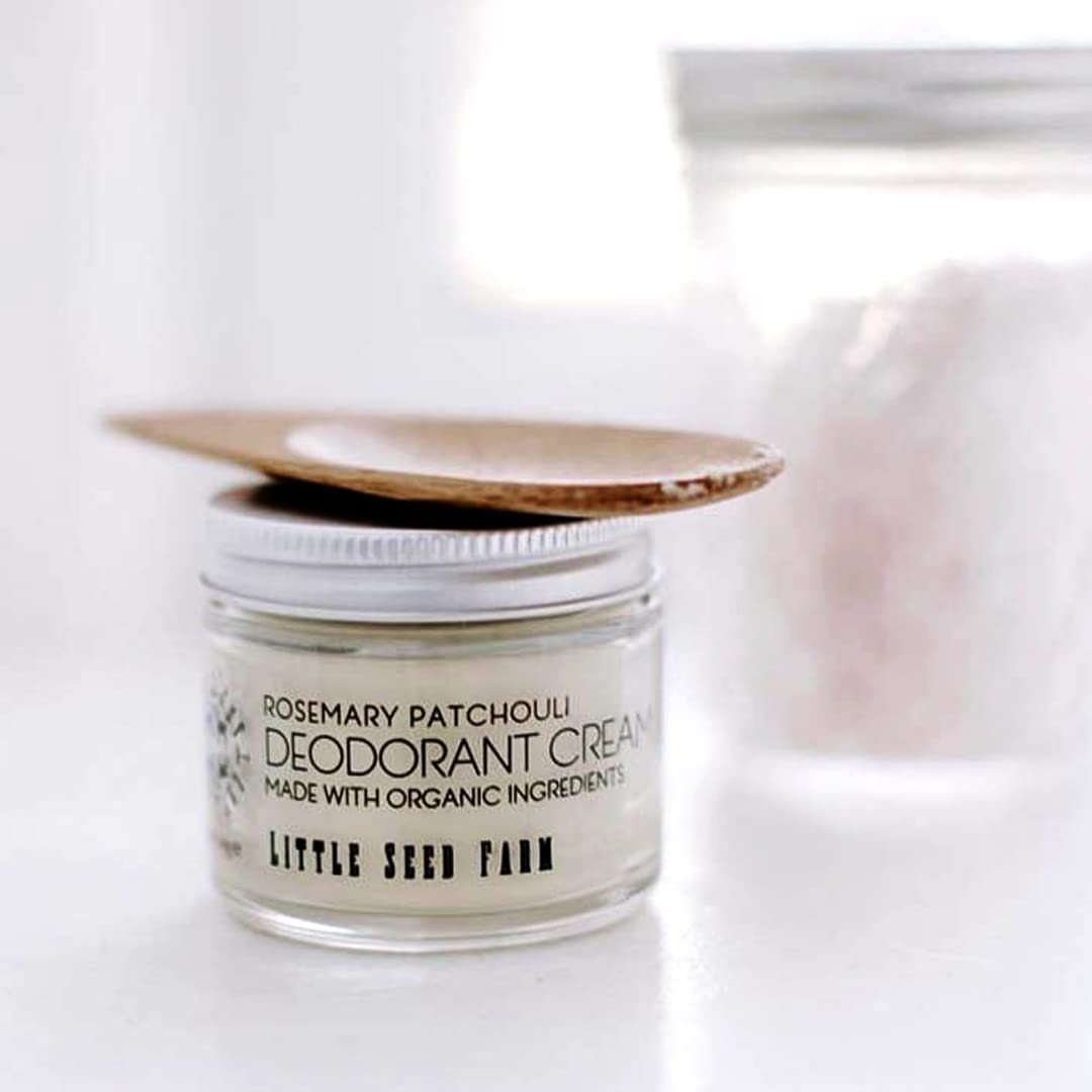 Little Seed Farm ingredients naturels romarin patchouli, sans gluten, parabenes et parfums synthetiques.
