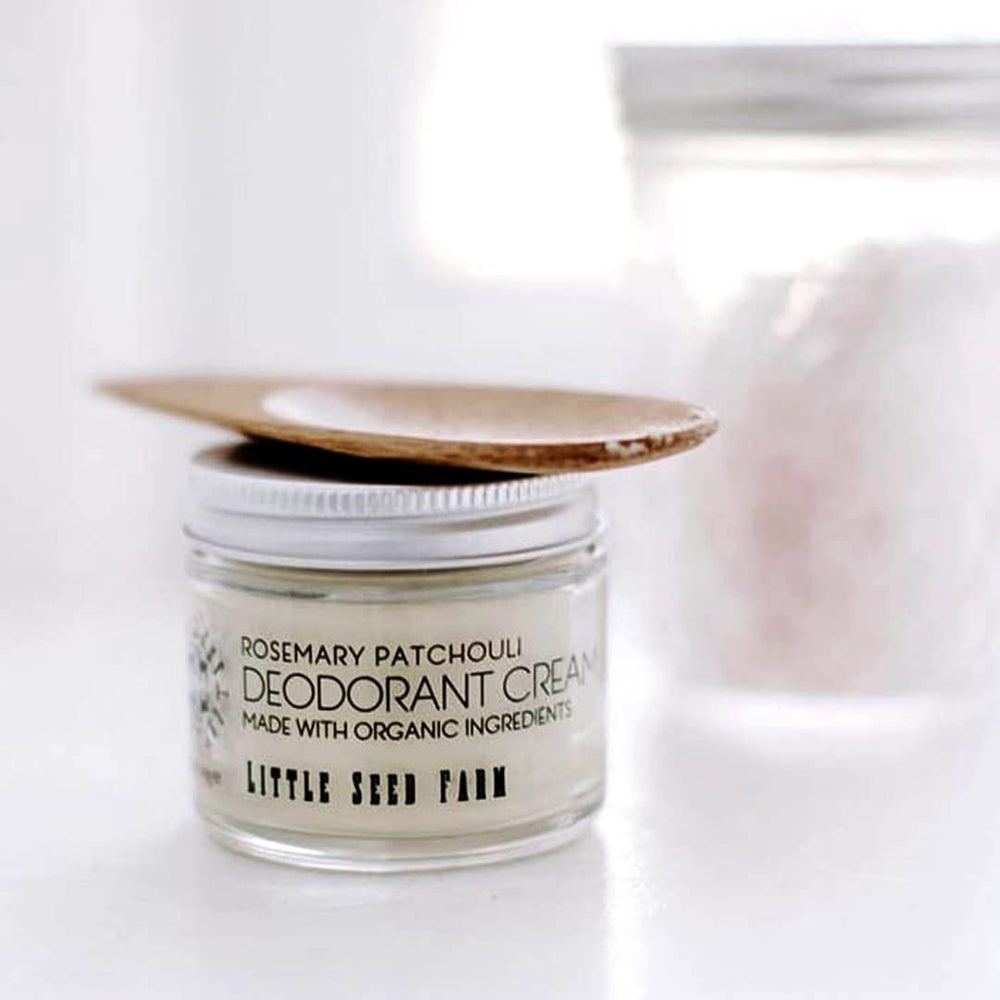 Little Seed Farm ingredients naturels romarin patchouli, sans gluten, parabenes et parfums synthetiques.