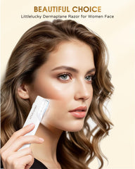 Rasoir dermaplanage LED intégré pour un fini précis