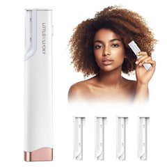 Littlelucky Sonic Dermaplanage Visage, prise en main ergonomique pour peau lisse